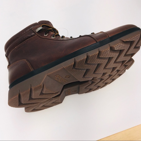 Sperry Men's Watertown LTT Dark Brown Leather Boot - Picture 15 of 16
